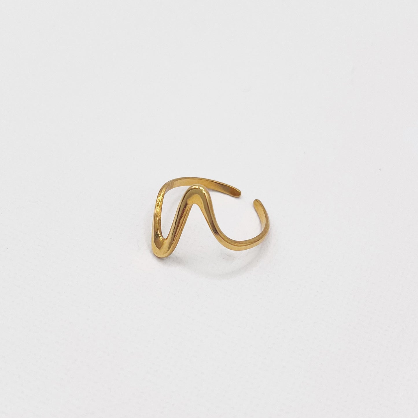 597 | ZIG ZAG RING | GOLD
