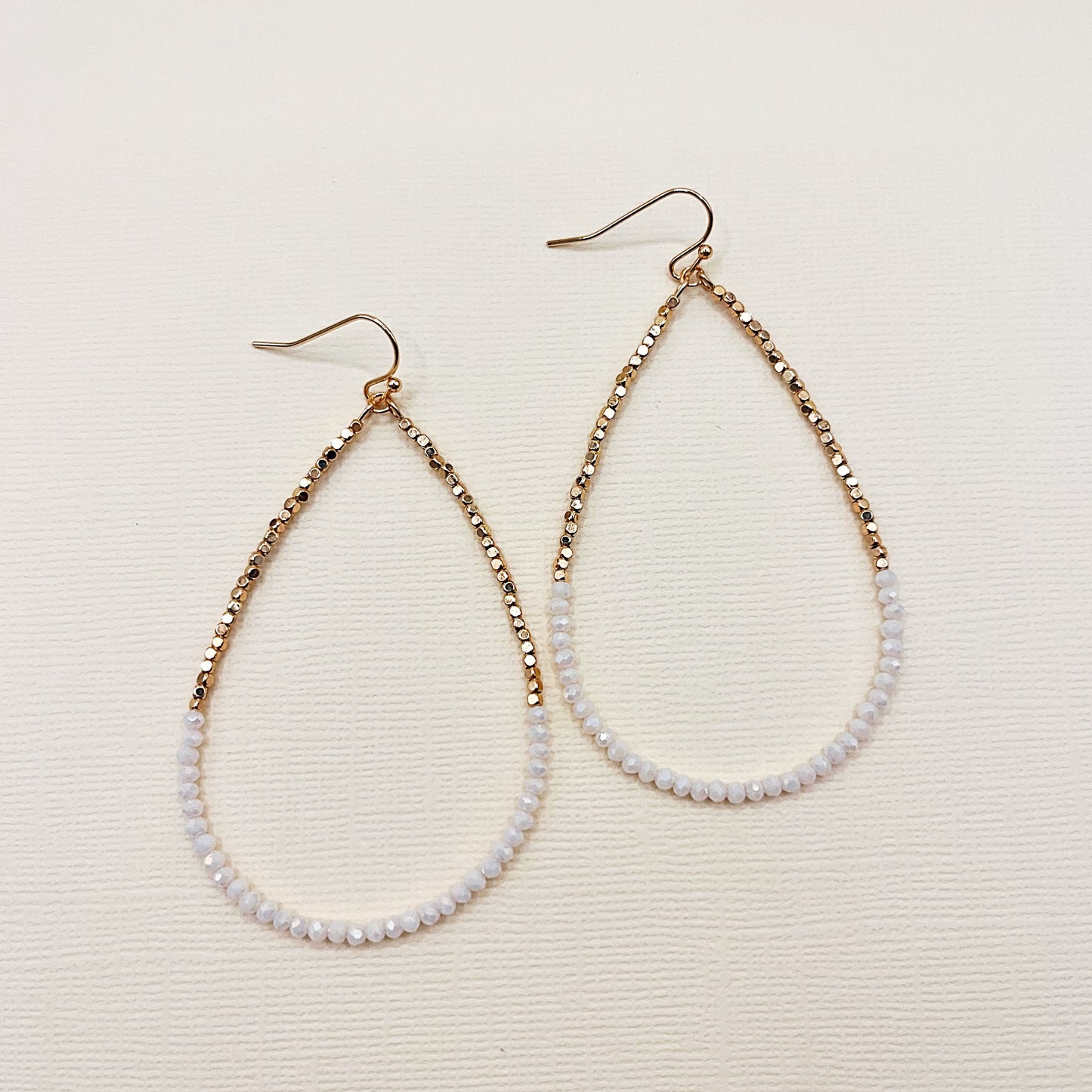 632 | COVE BEADED EARRINGS | WHITE