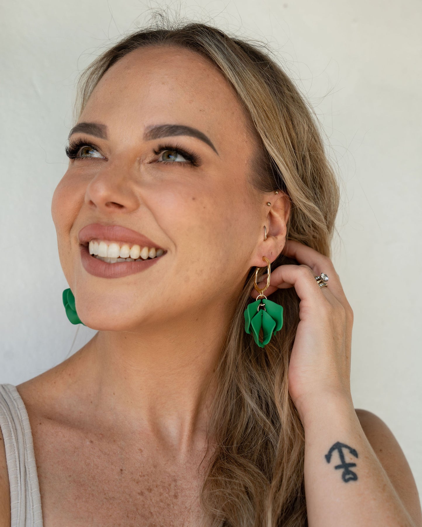 525 | LOUISA EARRINGS | GREEN