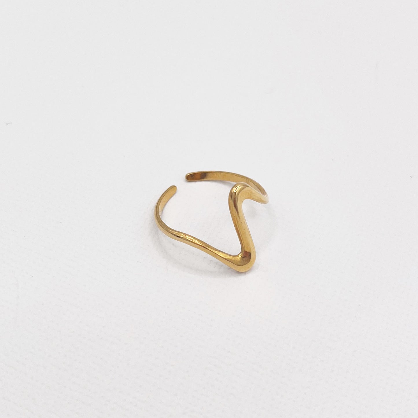 597 | ZIG ZAG RING | GOLD