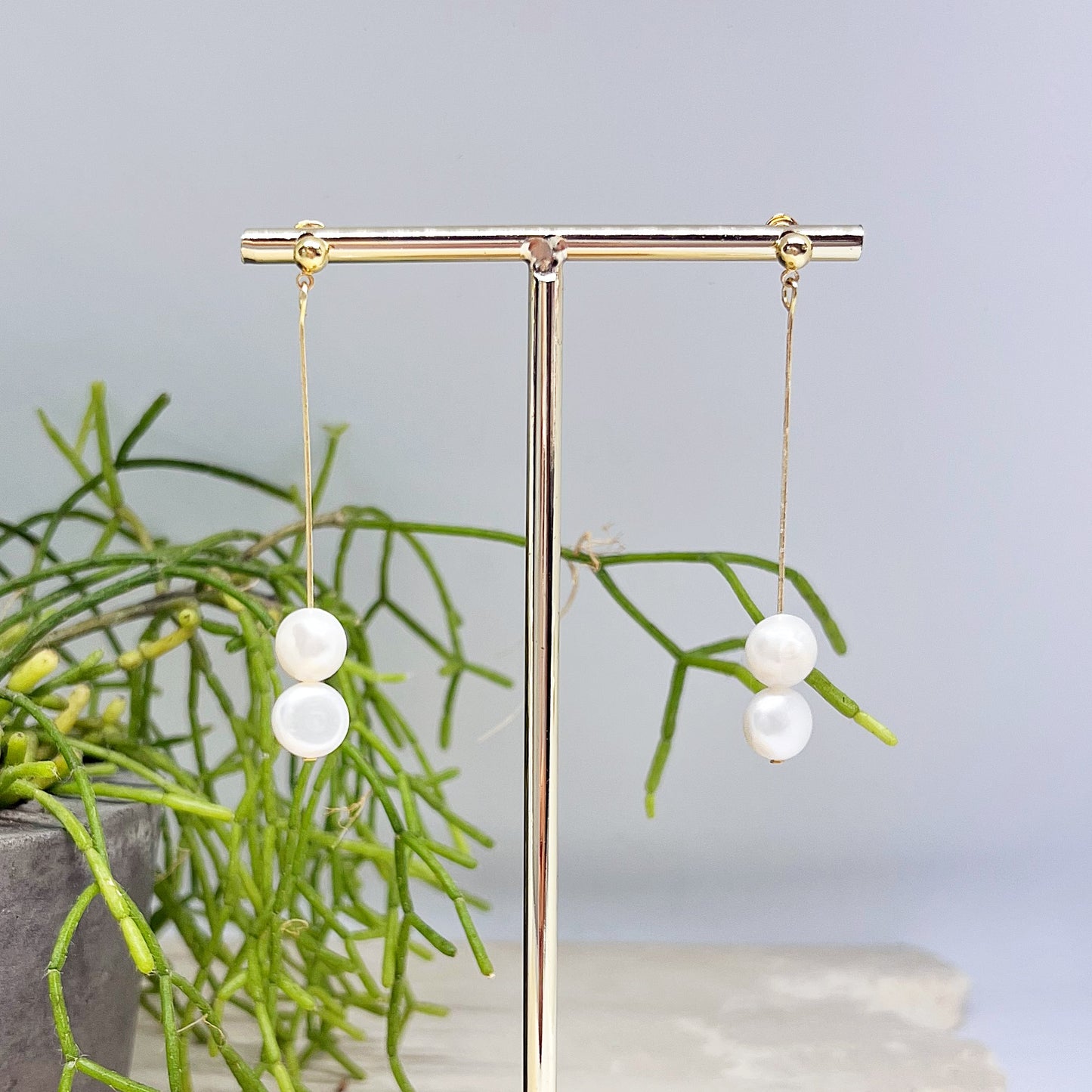653 | TALULLA PEARL EARRINGS | GOLD