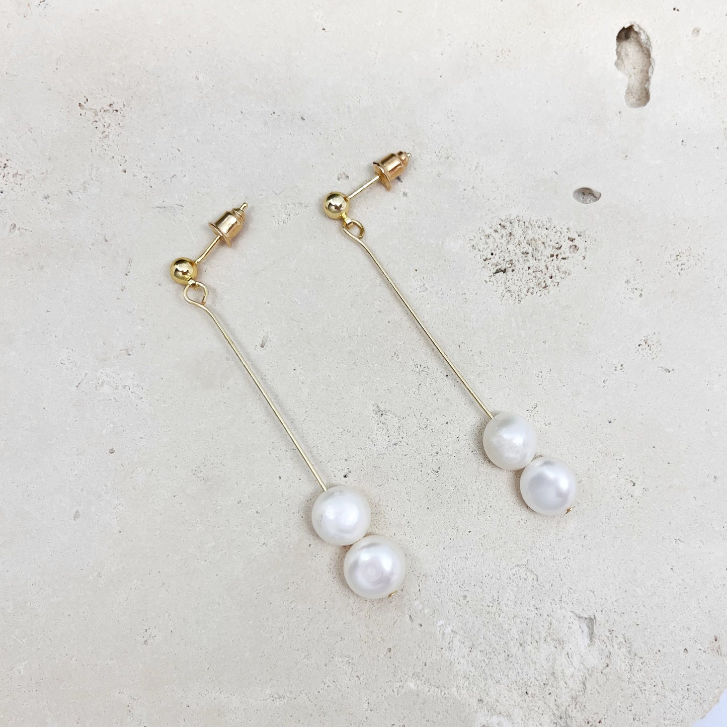 653 | TALULLA PEARL EARRINGS | GOLD