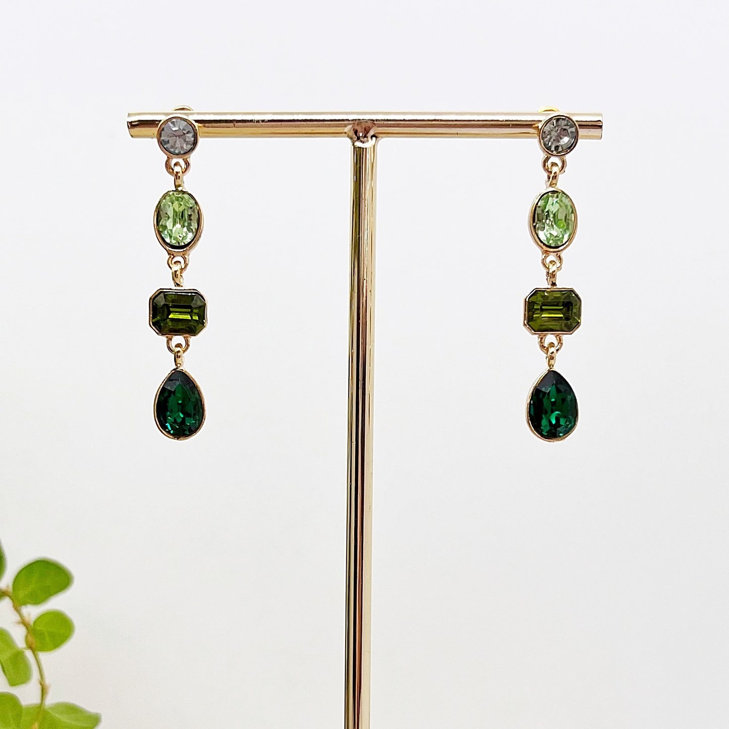 494 | ABIGAIL EARRINGS | EMERALD GREEN