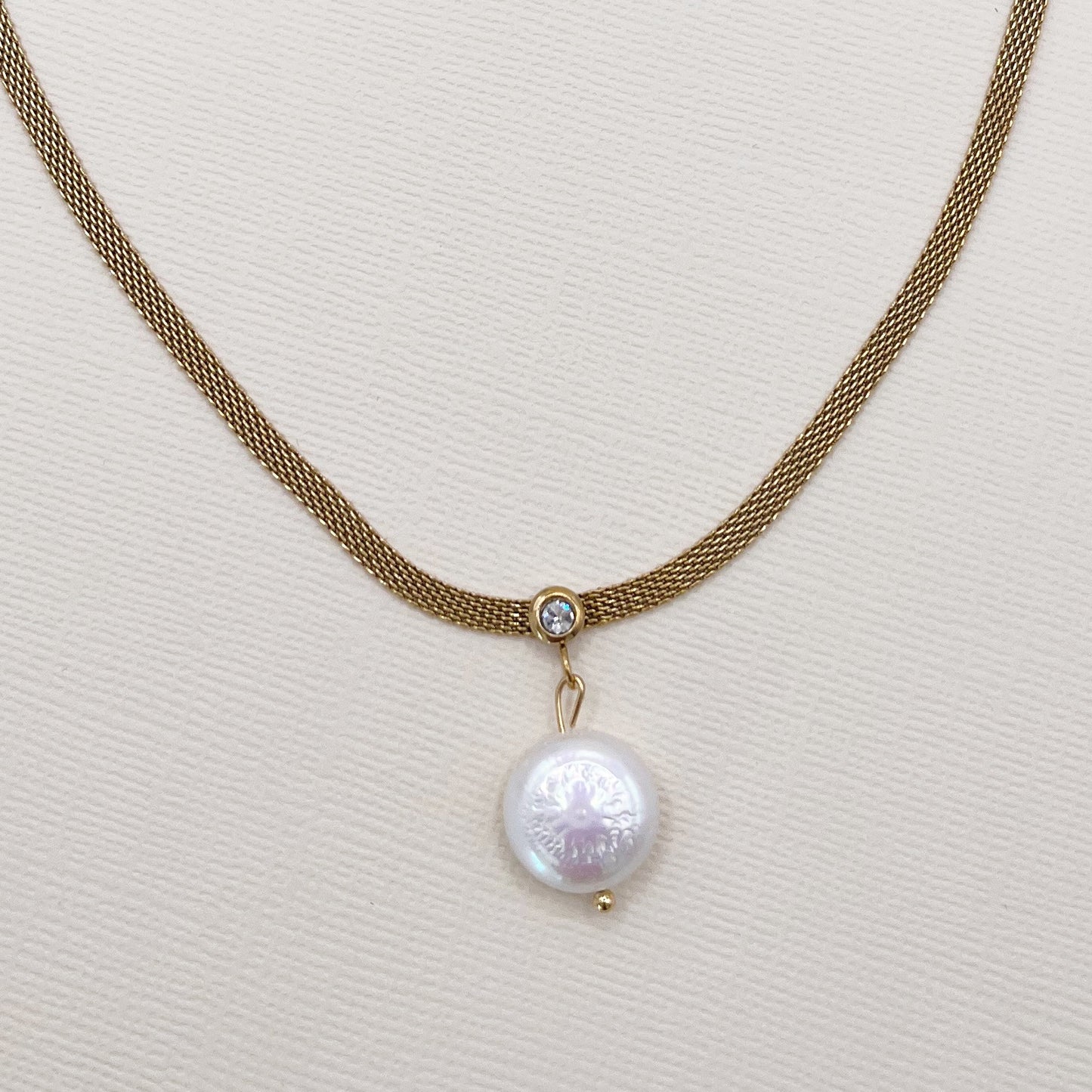 648 | ADDISON PEARL NECKLACE | GOLD