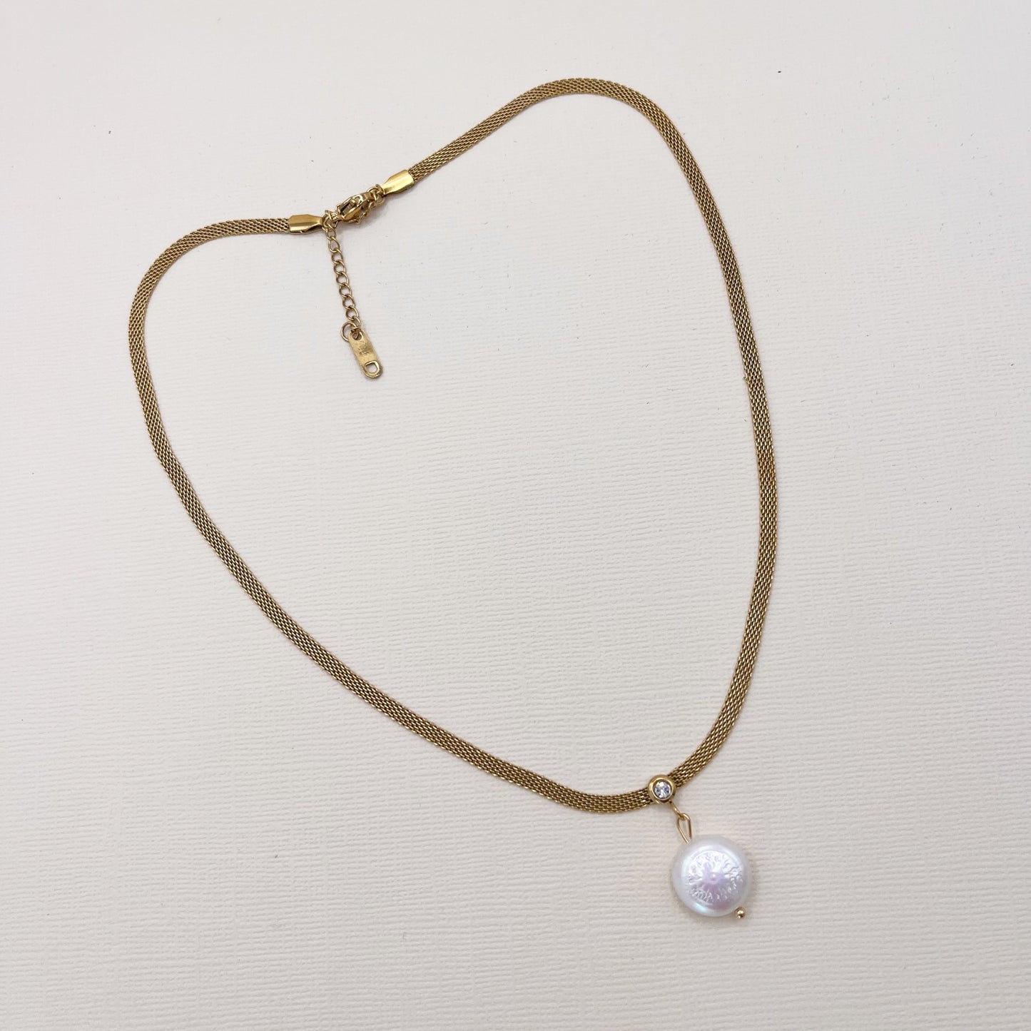 648 | ADDISON PEARL NECKLACE | GOLD