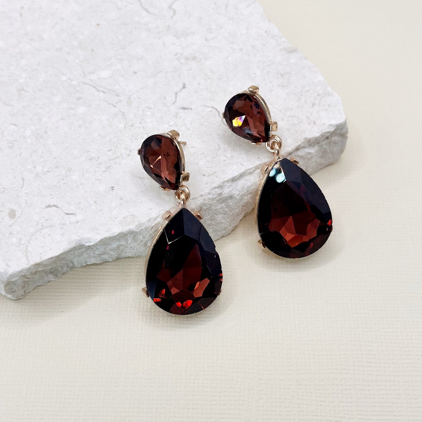 650 | AMELIA EARRINGS | AUTUMN BROWN