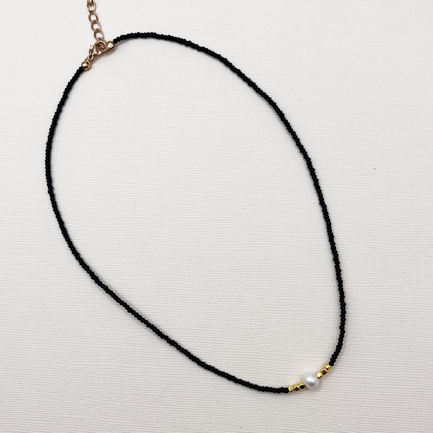 718 | CALLIE PEARL CHOKER | BLACK