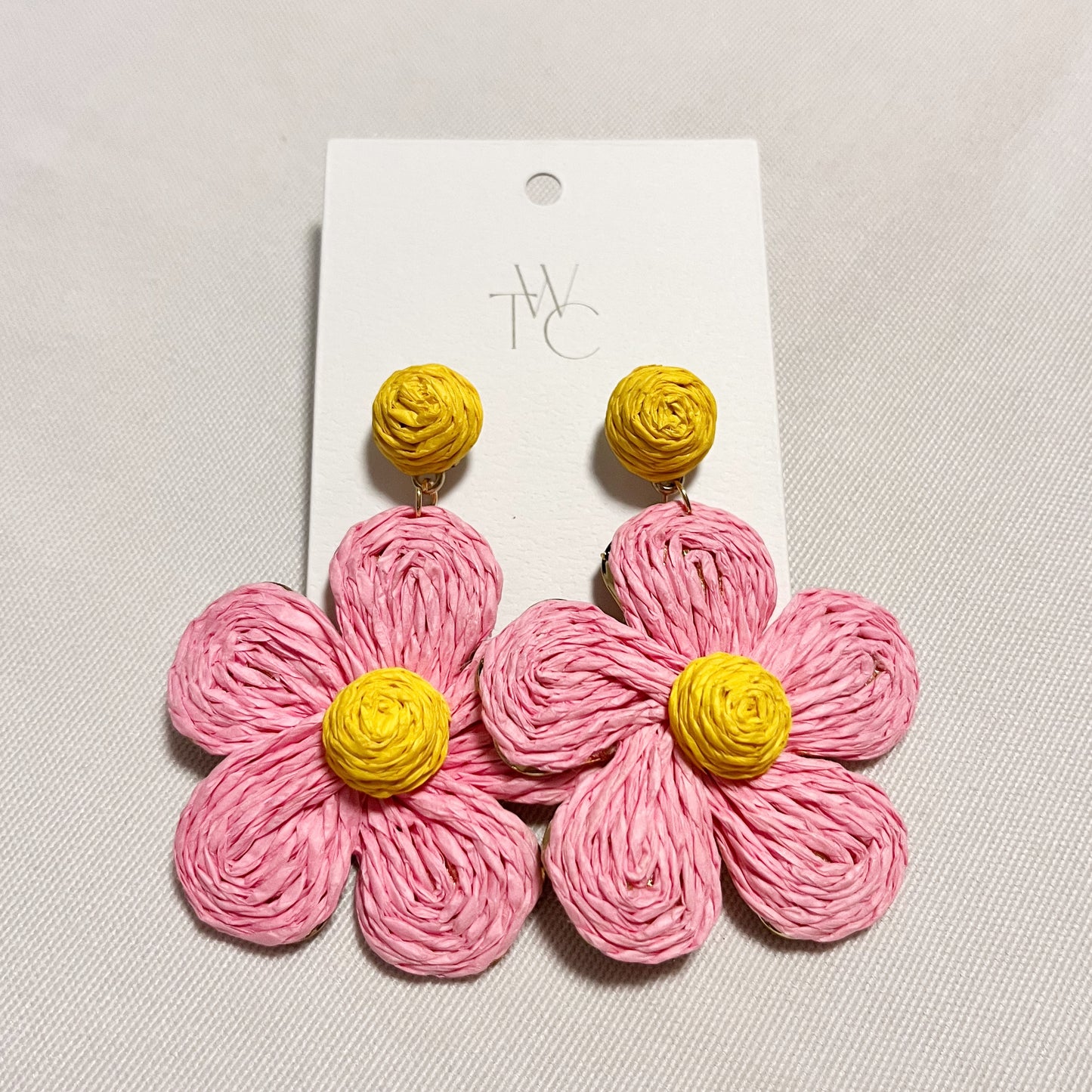 767 | FLOWER BLOOM EARRINGS | PINK