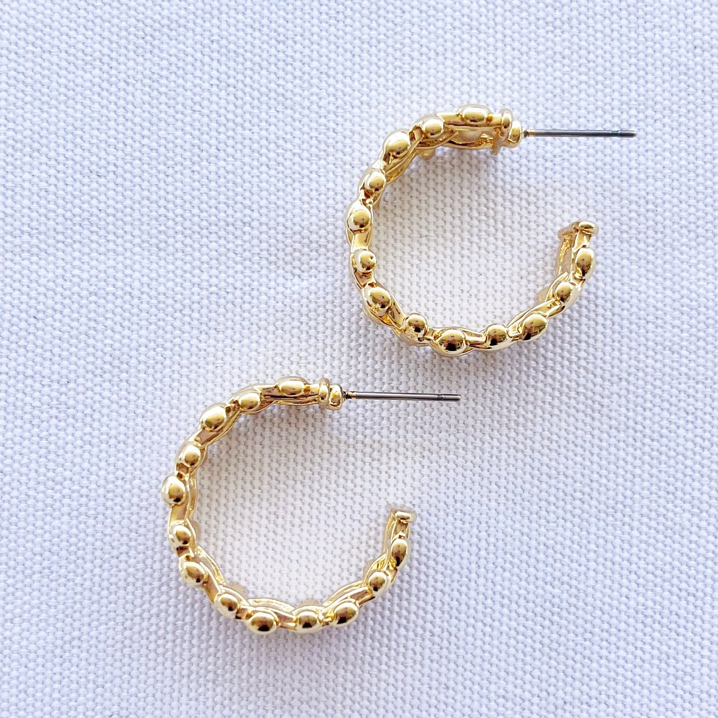 572 | CATALINA HOOP EARRINGS | GOLD