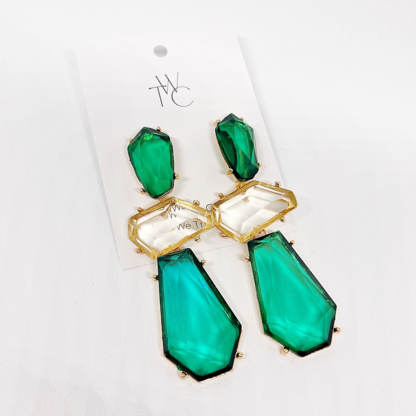 529 | DAHLIA EARRINGS | EMERALD