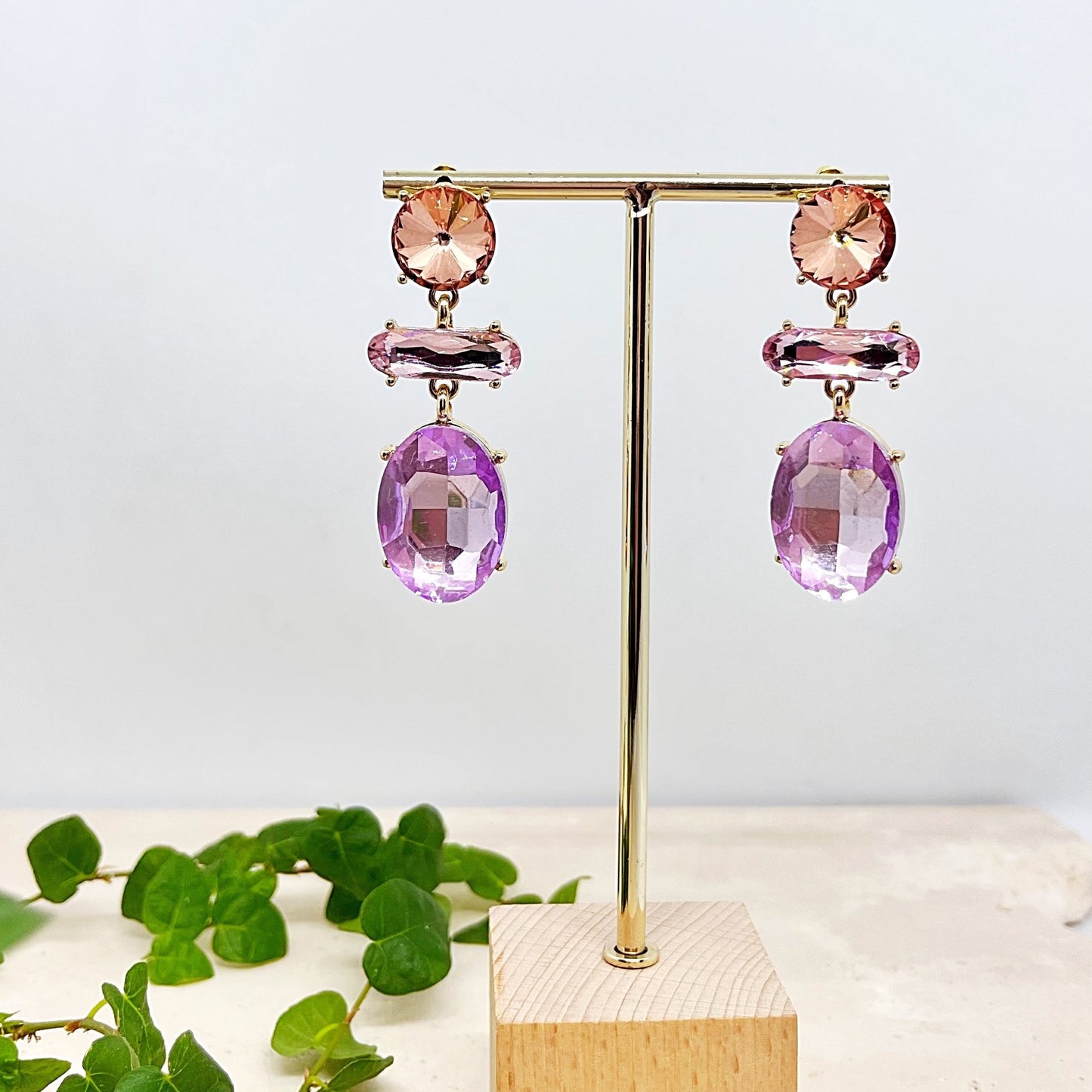 411 | ESTHER EARRINGS | LILAC