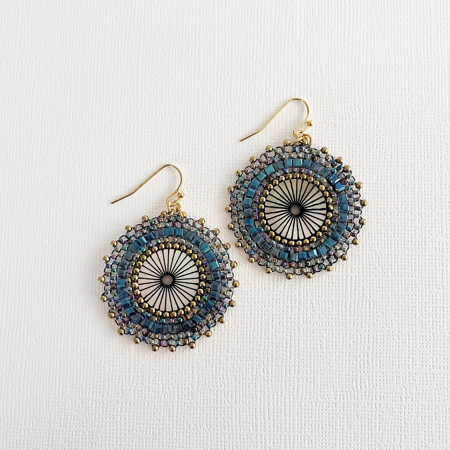 580 | FRANCESCA BEADED EARRINGS | BLUE
