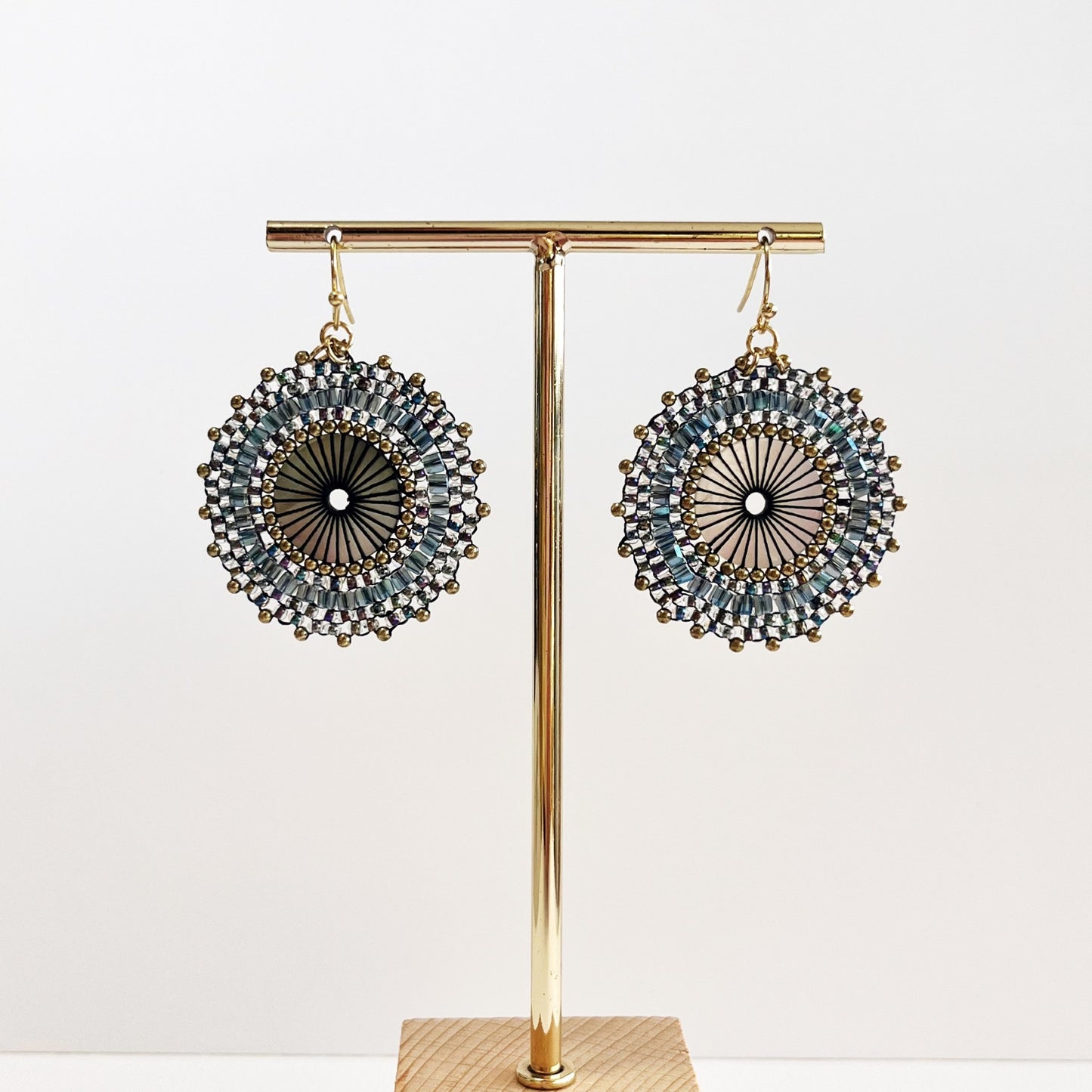 580 | FRANCESCA BEADED EARRINGS | BLUE