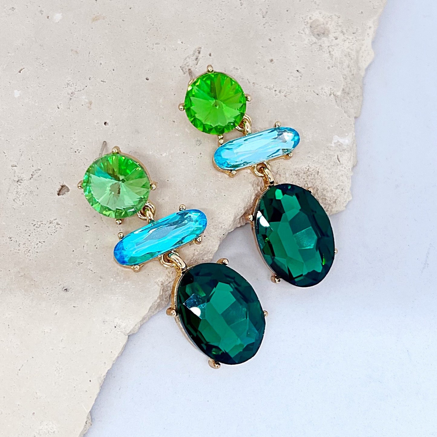 407 | ESTHER EARRINGS | EMERALD