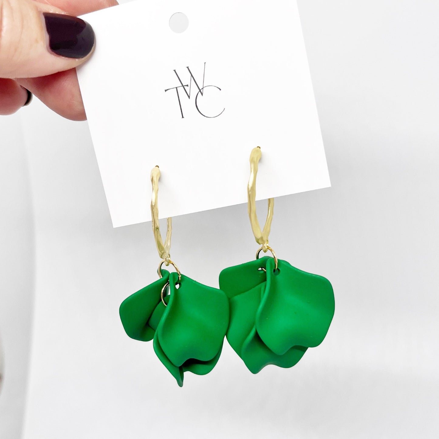 525 | LOUISA EARRINGS | GREEN