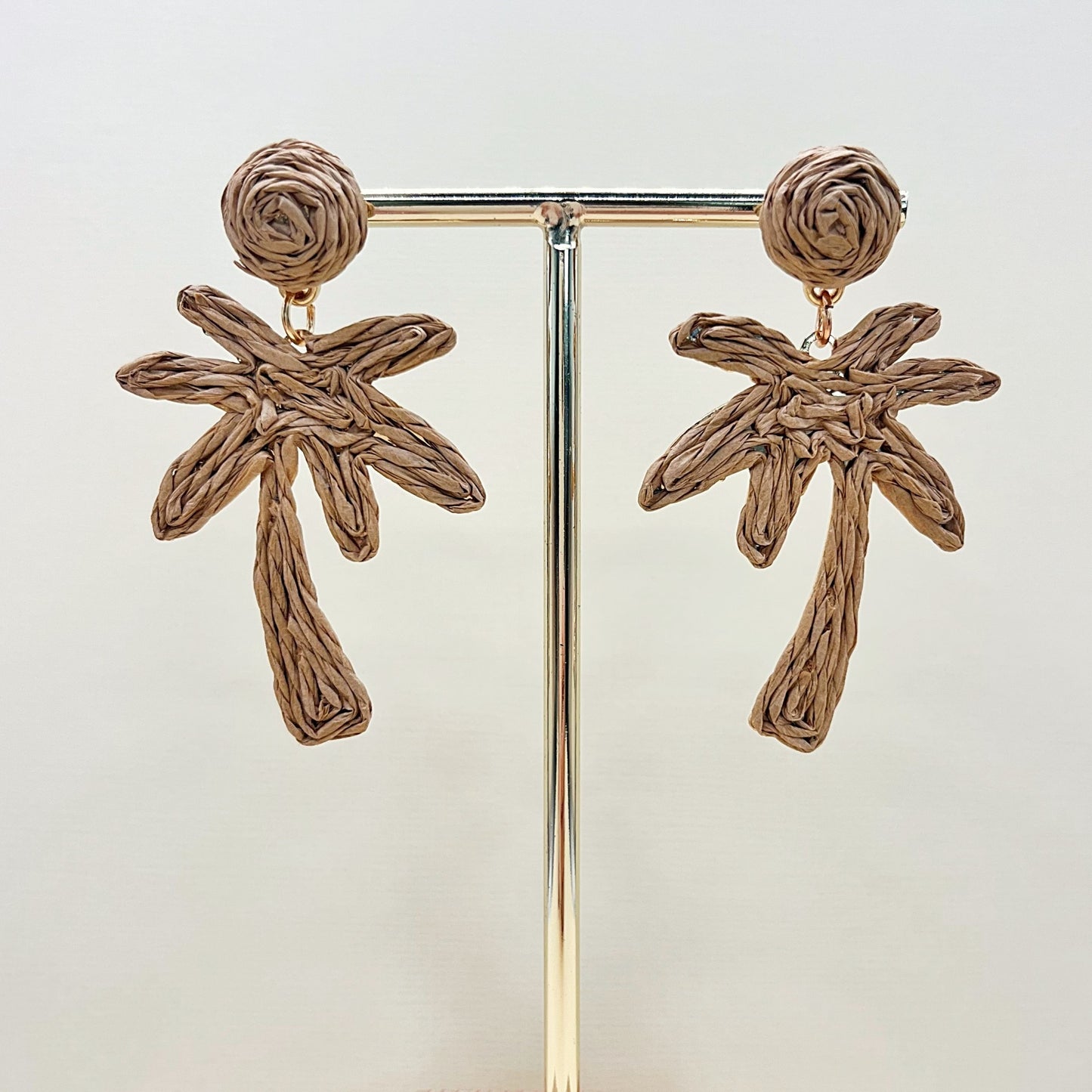 659 | ISLAND PALM EARRINGS | NATURAL