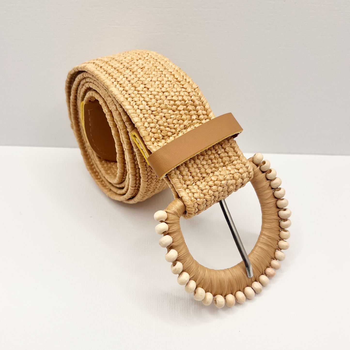 612| LUCILLE ELASTIC BELT | NATURAL