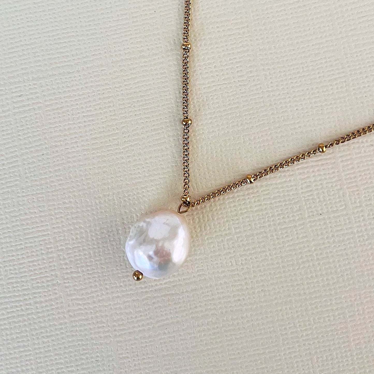 798 | OTIS PEARL NECKLACE | GOLD