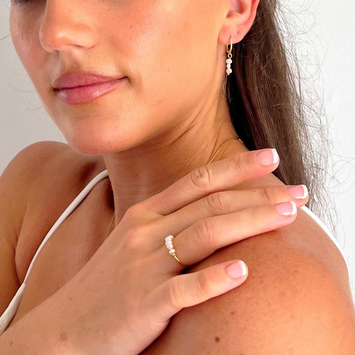 434 | PEARL RING | GOLD