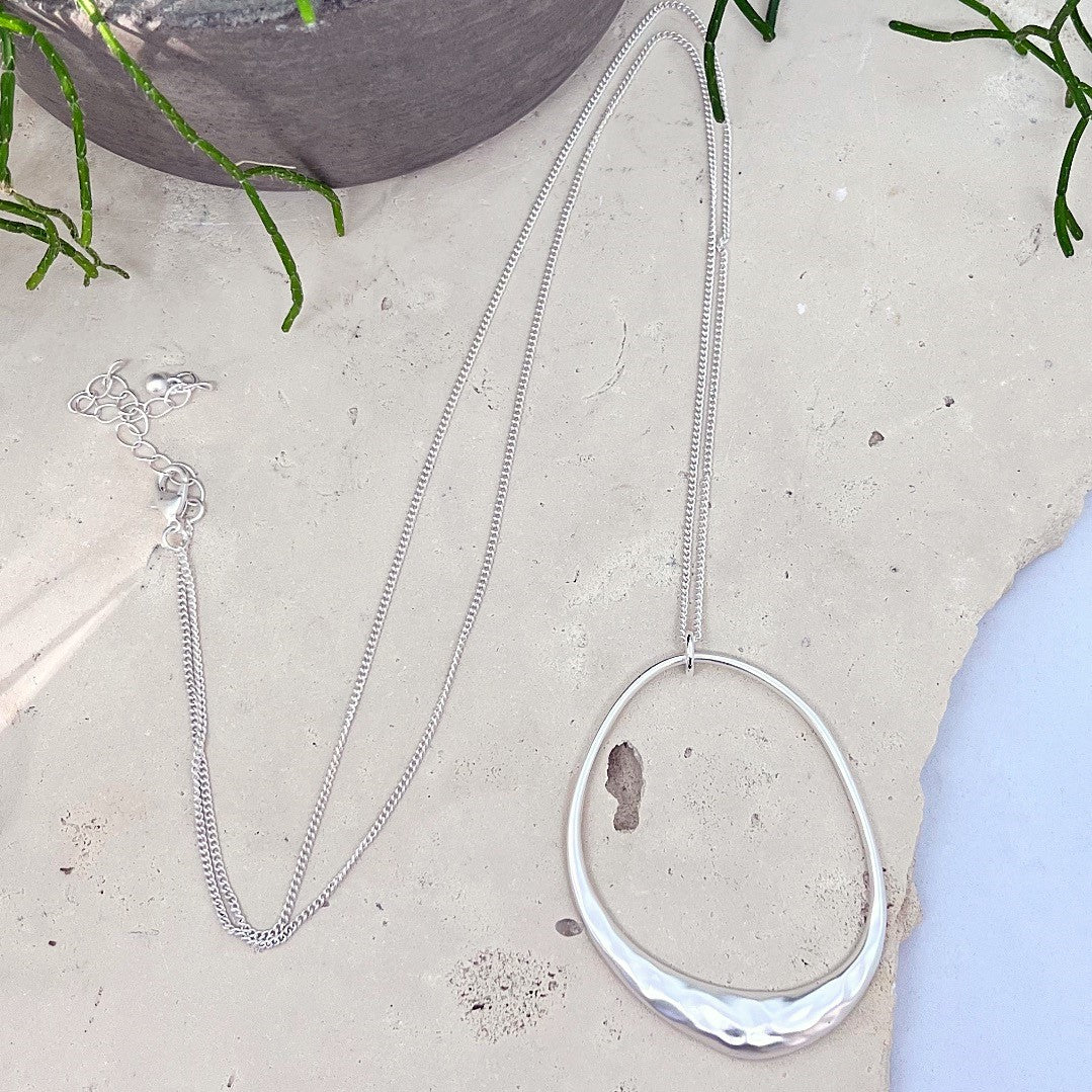 371 | LAUREN PENDANT NECKLACE | SILVER