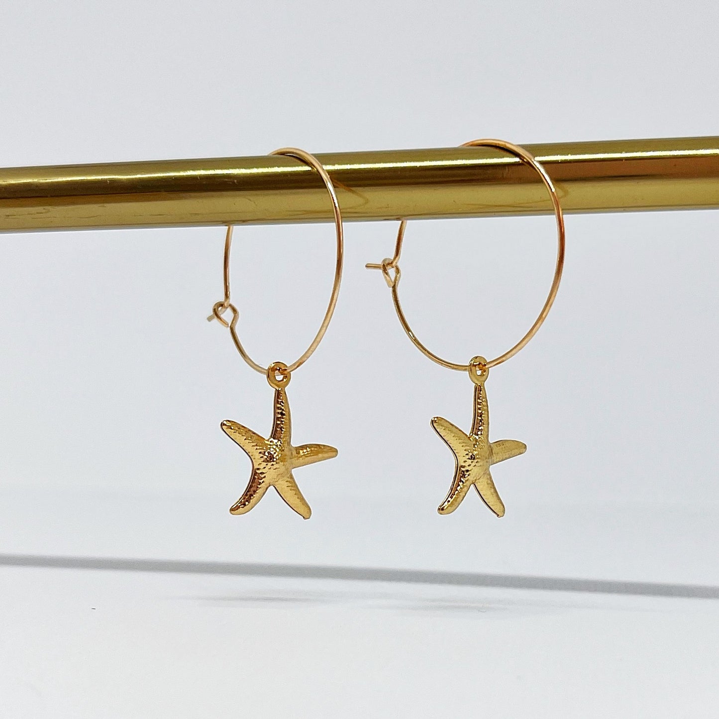 513 | STARFISH HOOP EARRINGS