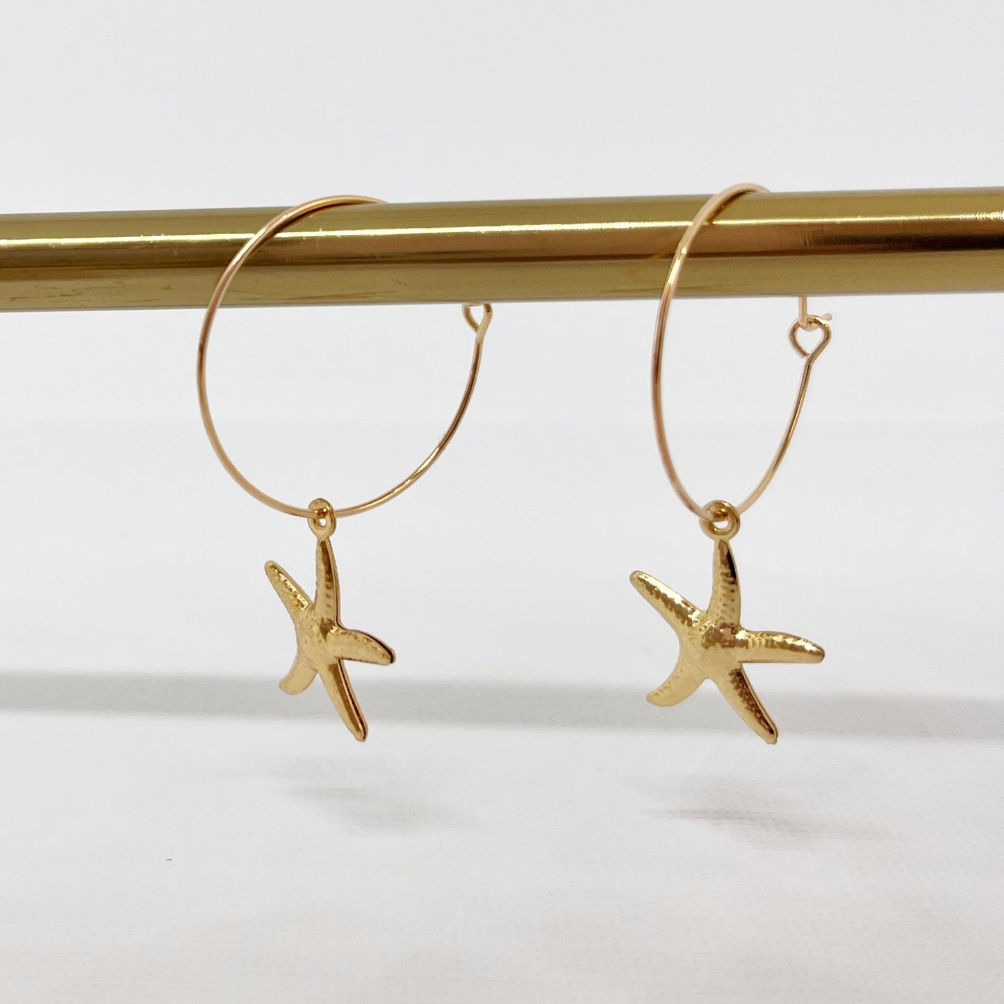 513 | STARFISH HOOP EARRINGS