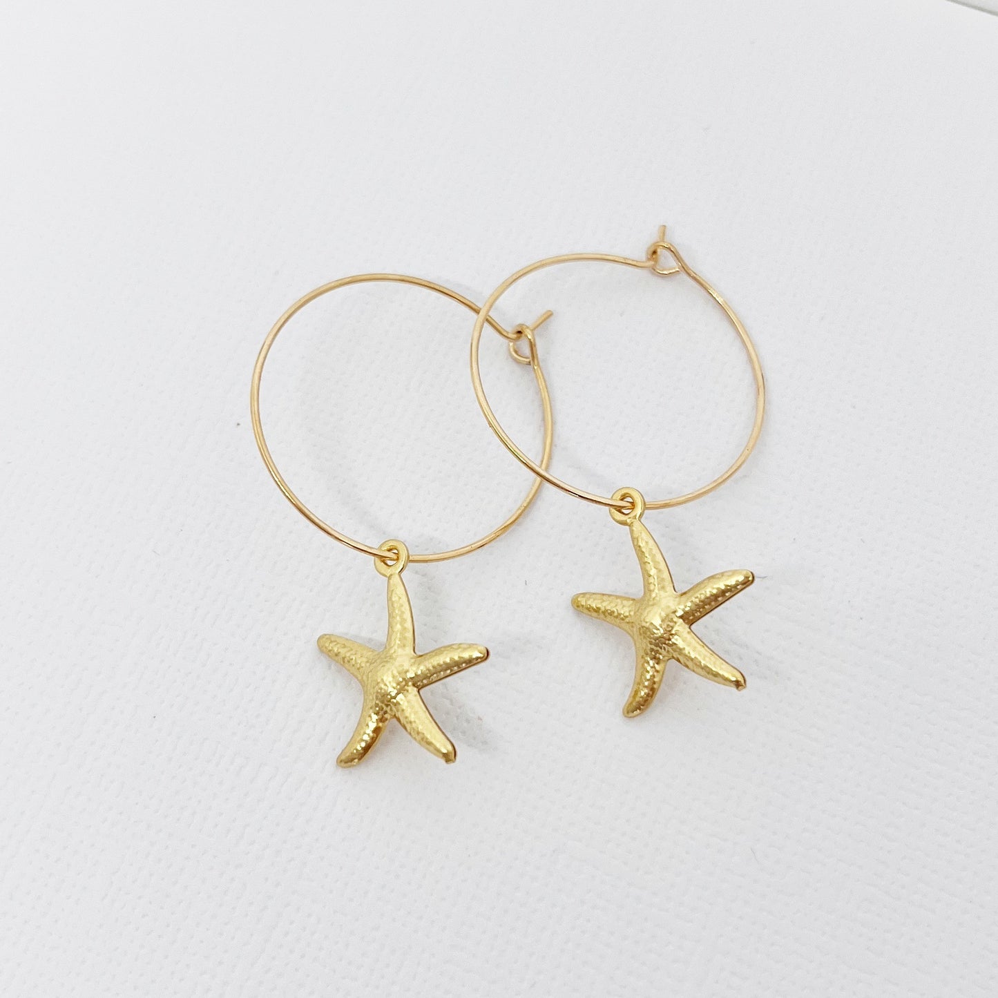513 | STARFISH HOOP EARRINGS