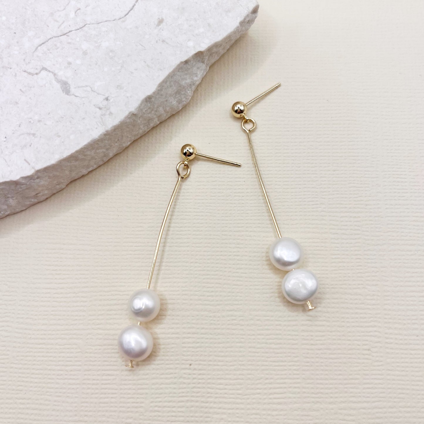 653 | TALULLA PEARL EARRINGS | GOLD