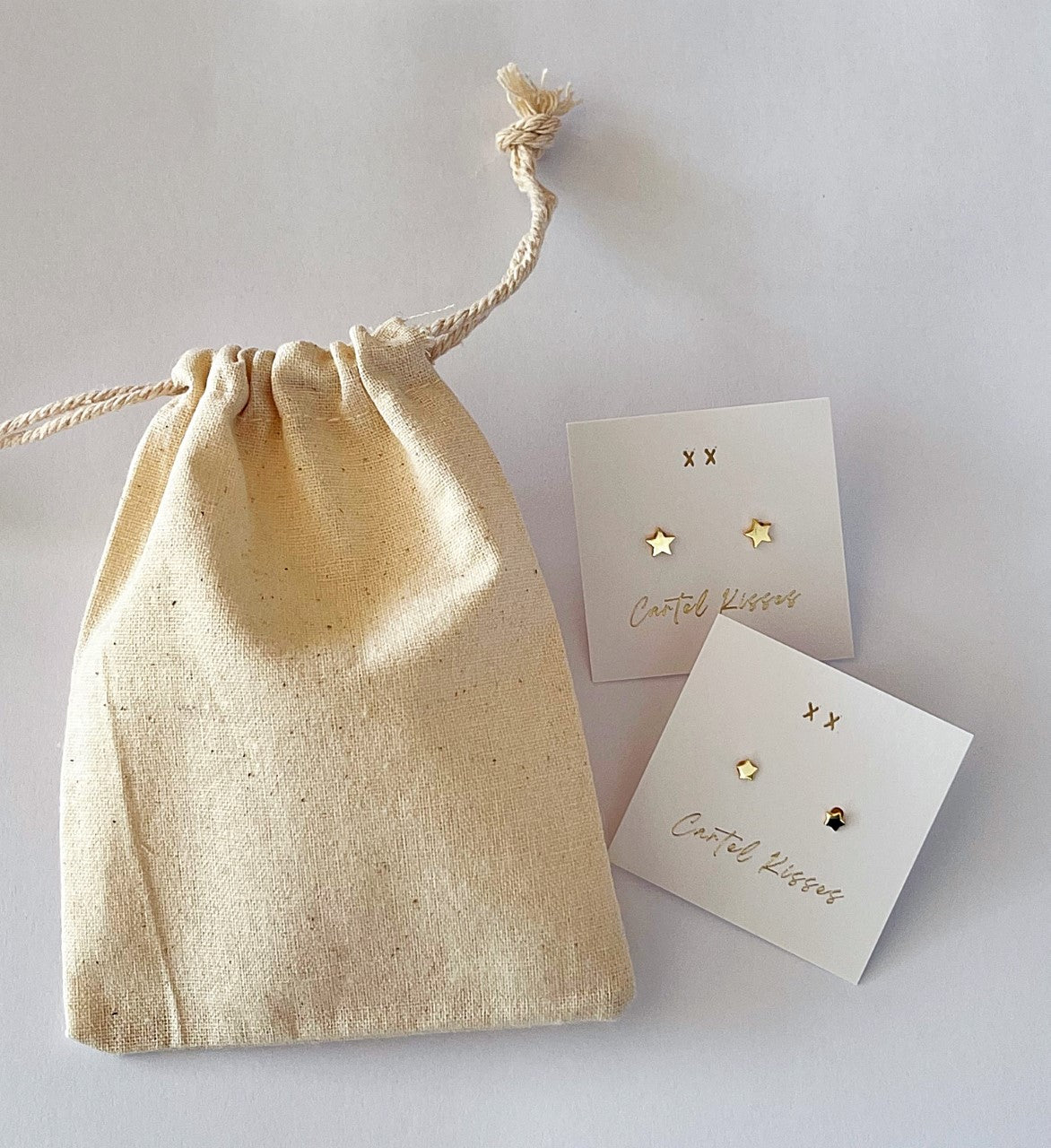 301 | TINY STAR STUDS | CARTEL KISSES by