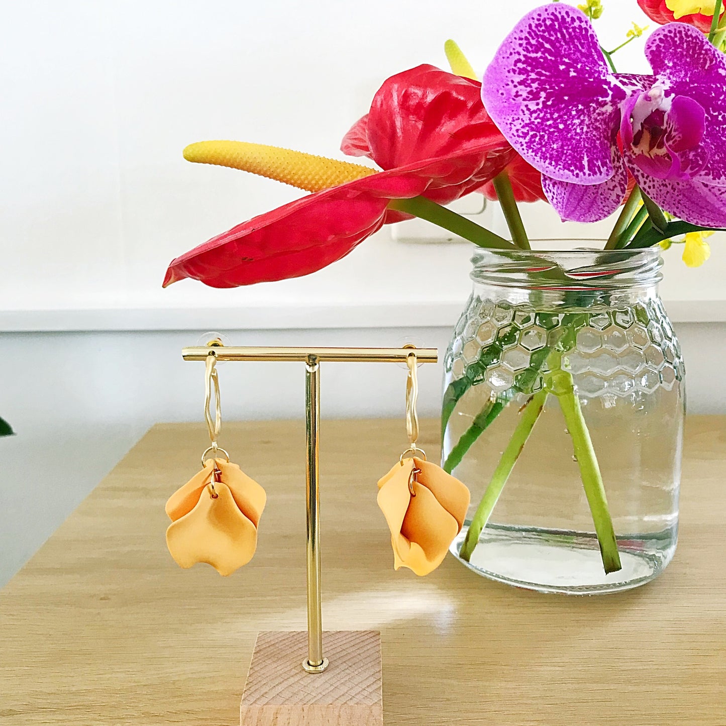 183 | LOUISA EARRINGS | MELON