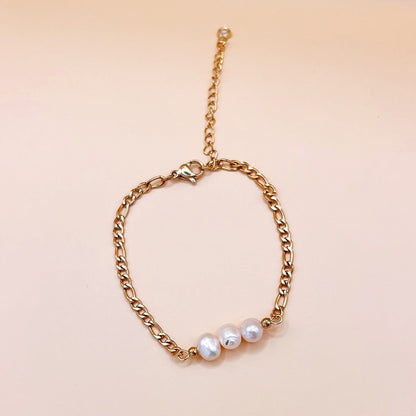 612 | CAPRI PEARL BRACELET | GOLD