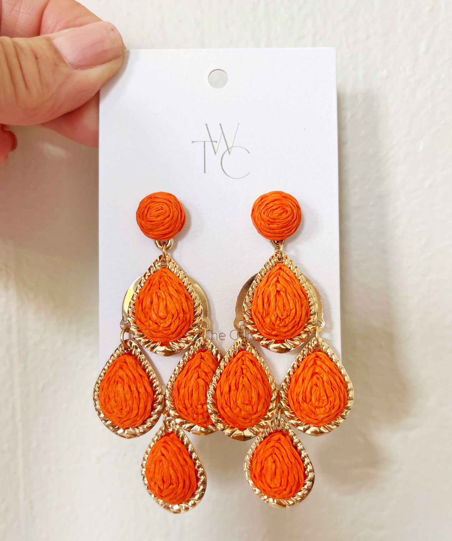 756 | CHELSEA EARRINGS | ORANGE
