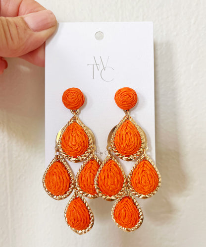 756 | CHELSEA EARRINGS | ORANGE