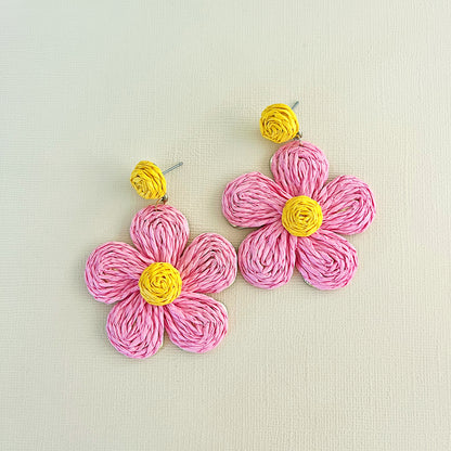 767 | FLOWER BLOOM EARRINGS | PINK
