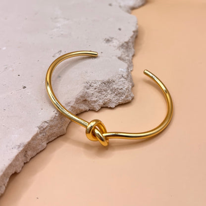 604 | KNOT CUFF | GOLD