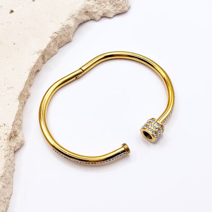 636| AUDREY BANGLE | GOLD