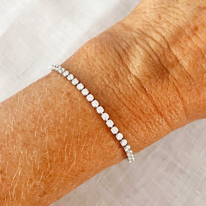 639 | TENNIS BRACELET 2mm | SILVER