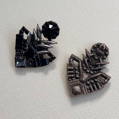 684 | EVANGALINE EARRINGS | BLACK