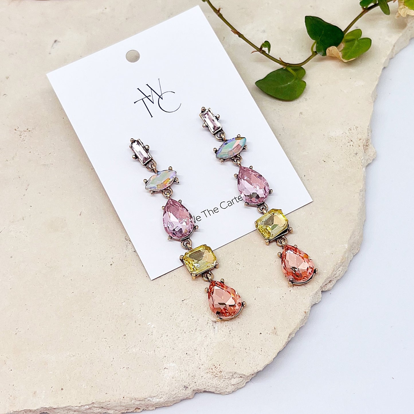 474 | KENDAL EARRINGS | SOFT RAINBOW HUES