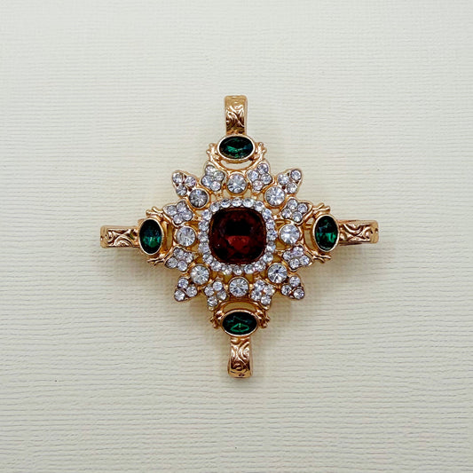 807 | REGAL EMBELLISHED BROOCH