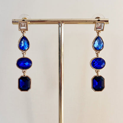 696 |  ABIGAIL EARRINGS | SAPPHIRE BLUE