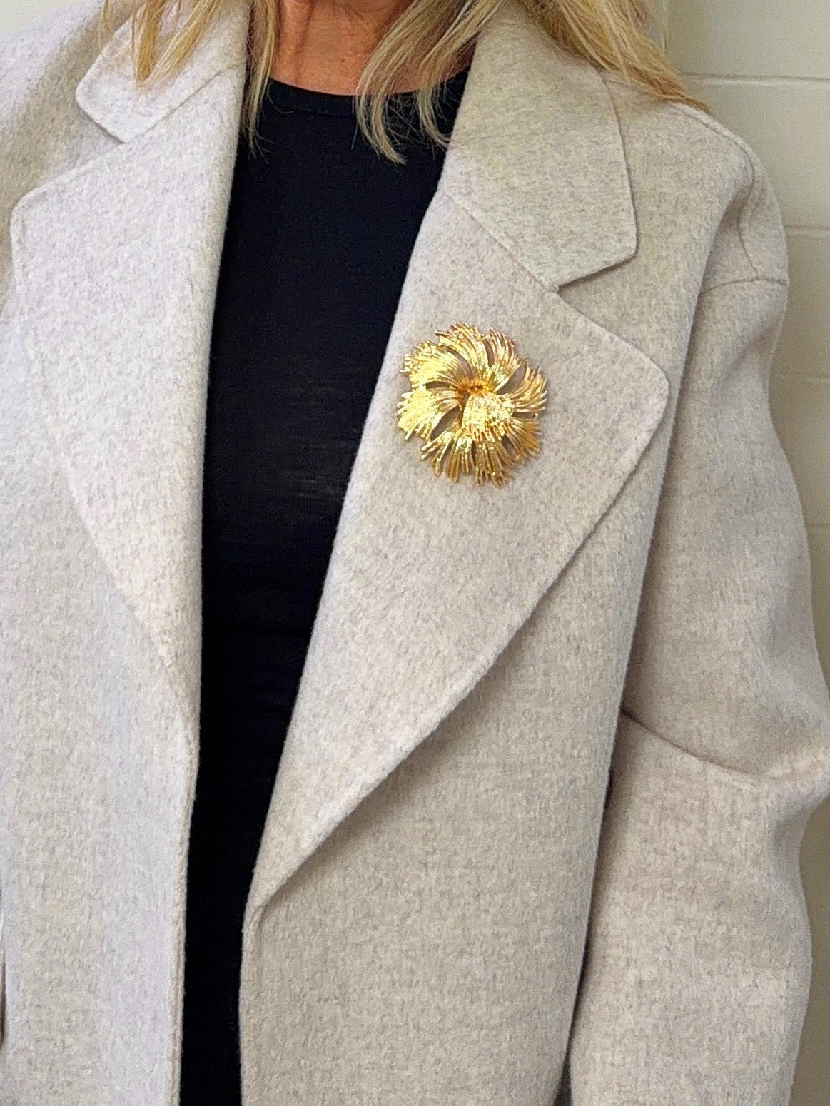 808 | BELLAGIO BROOCH -GOLD