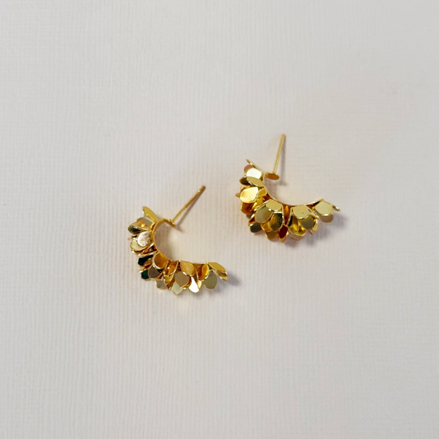 819 | BELLE FLOWER EARRINGS  | GOLD