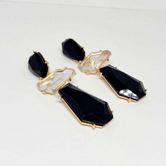 531 | DAHLIA EARRINGS | BLACK