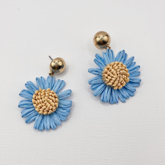 675 | DAFFODIL EARRINGS | BLUE