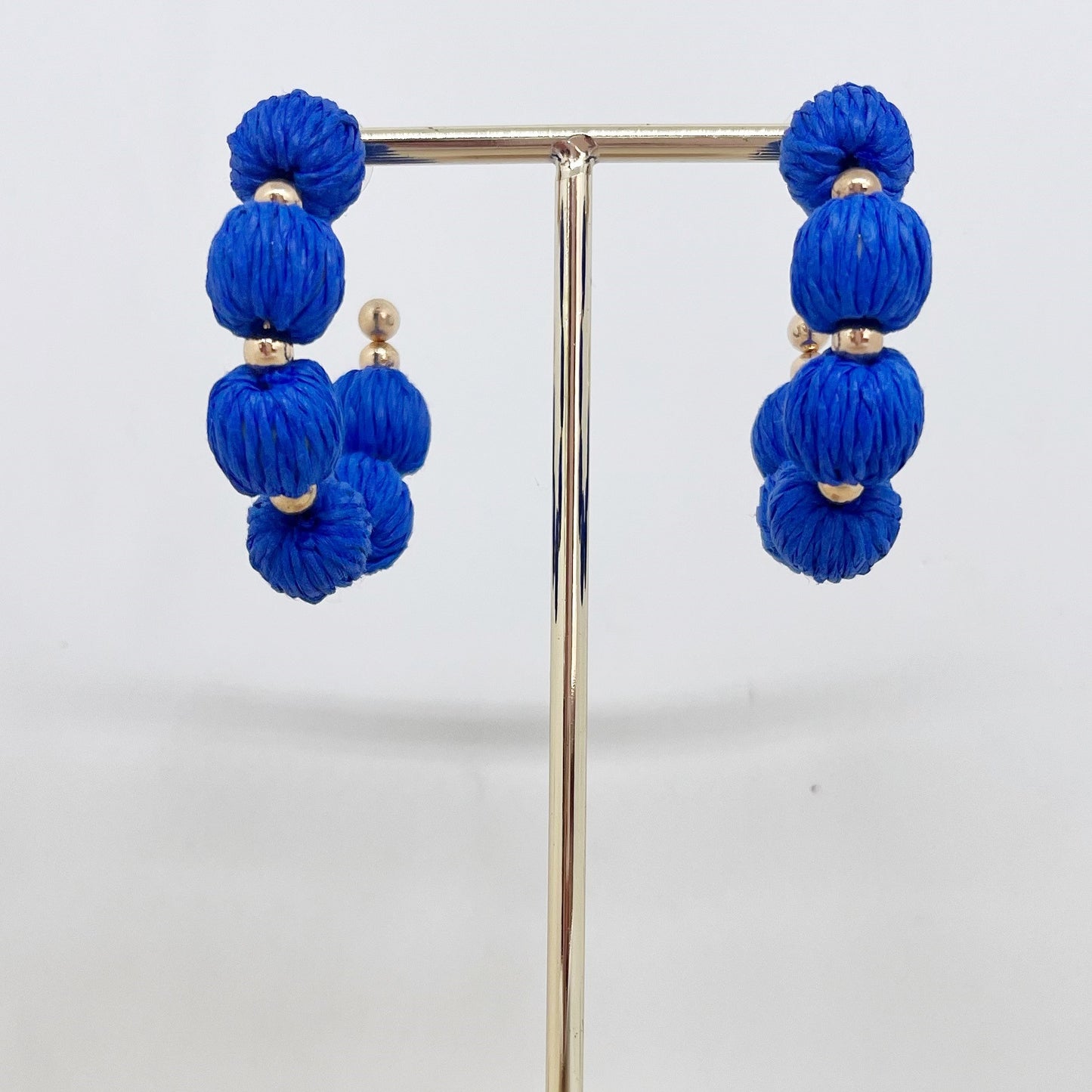 450 | MARINA HOOP EARRINGS | BLUE