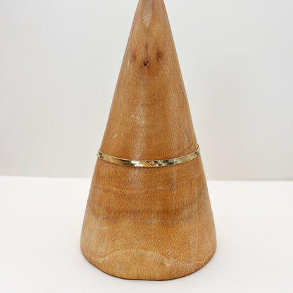 742 | HERRINGBONE  BRACELET | GOLD