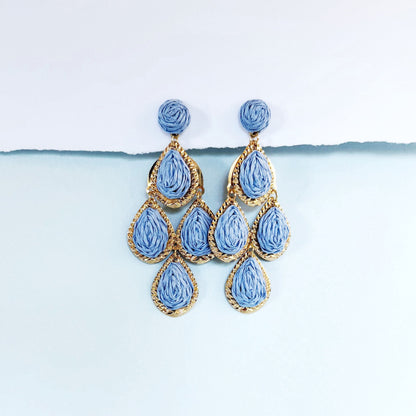 864 | CHELSEA EARRINGS | POWDER BLUE