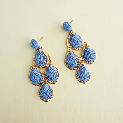 864 | CHELSEA EARRINGS | POWDER BLUE