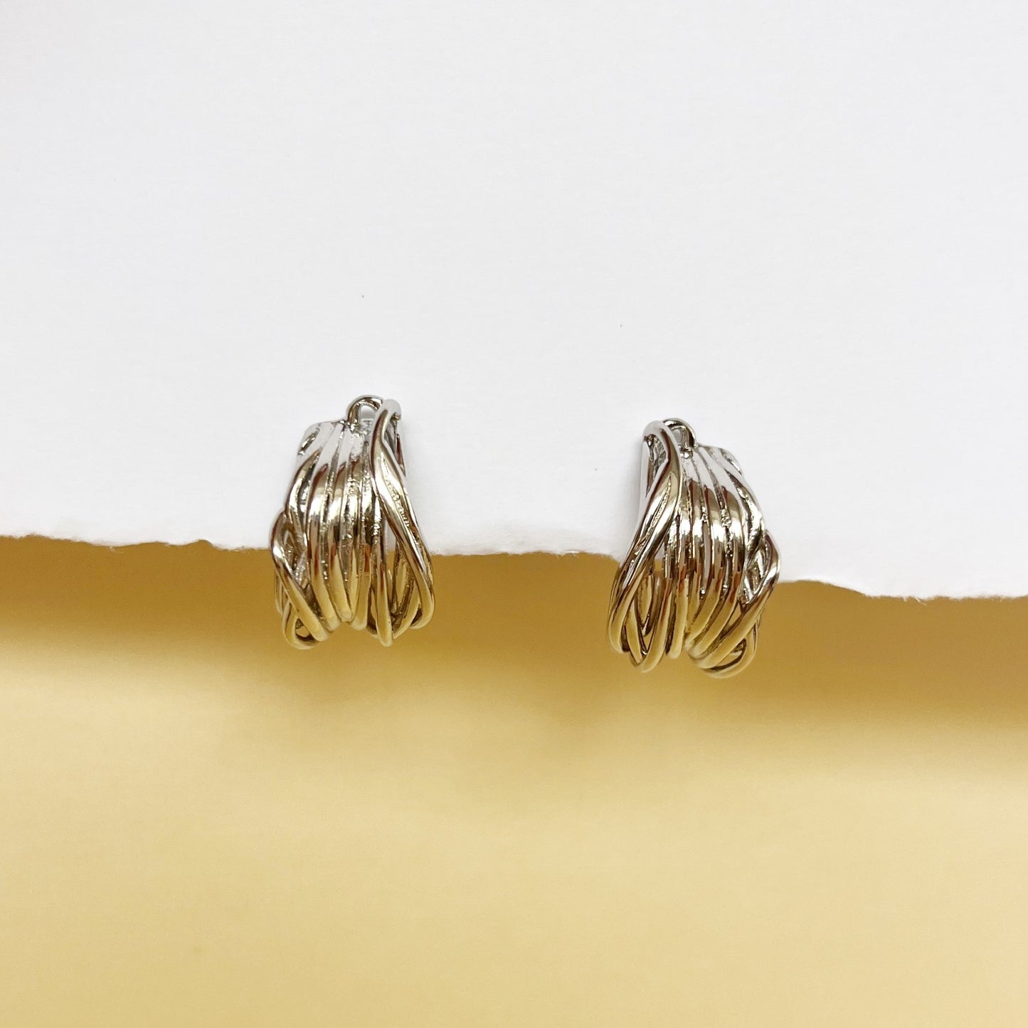 762 |  CLARKE EARRINGS  | SILVER